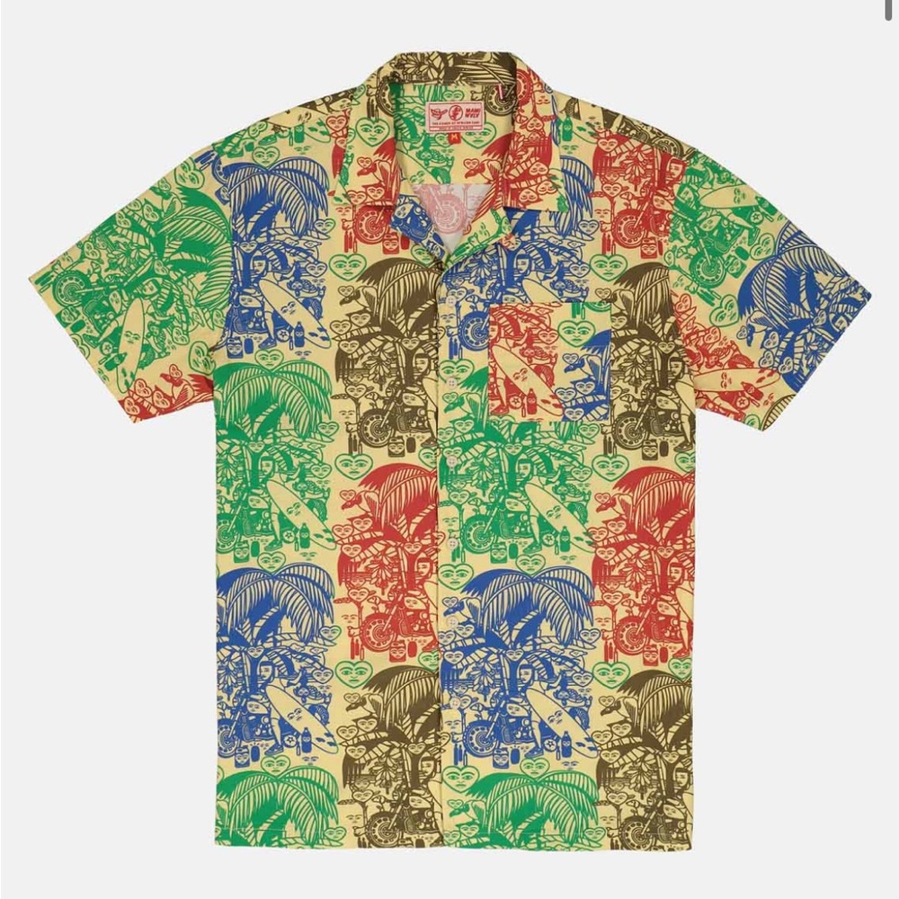 Mami Wata Surf Motorbike Shirt NWT size M